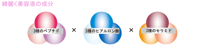 綺麗く美容液の成分